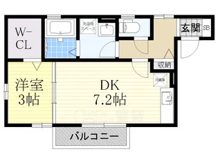 サン・セジュール【2階】の間取り