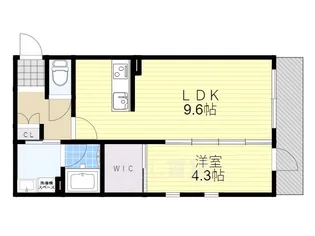 エルパシオン吹田泉町【3階】の間取り
