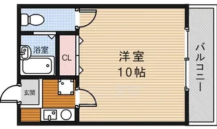 大阪府箕面市箕面5丁目【マンション】の間取り