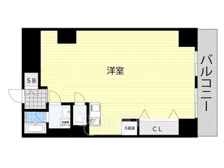 シャンポール第2新大阪【9階】の間取り