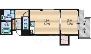 ベルフルール【2階】の間取り