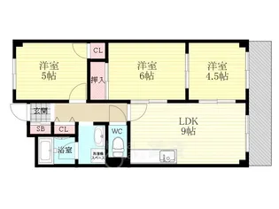 久光マンション【2階】の間取り