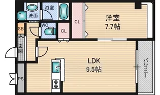 N's First【4階】の間取り
