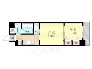 ファステート大阪マジョリティ【1階】の間取り