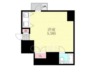 ユニーブル新大阪【7階】の間取り