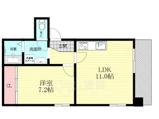 クリアコートU Pt3【1階】の間取り