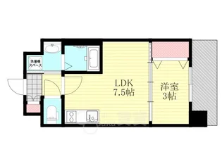 Attirant西三国【6階】の間取り