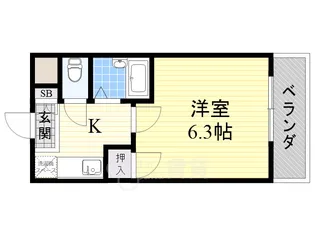 メゾンラフィネ【3階】の間取り