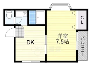 グレイスハイツオオマエ【3階】の間取り