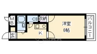第3中本マンション【4階】の間取り