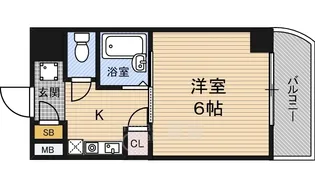 リーガル新大阪【7階】の間取り