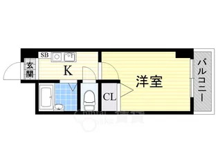 ノルデンハイム淡路【6階】の間取り