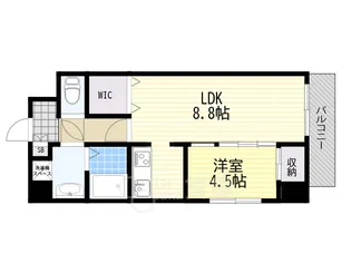 ファーシル東三国【3階】の間取り