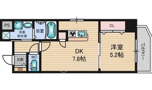 クリスタルグランツ新大阪【15階】の間取り