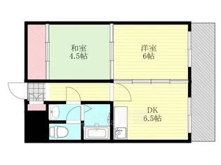 ミフネセントラルベア東三国【11階】の間取り