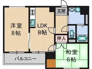 ライオンズマンション新大阪第3【3階】の間取り