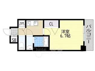 ベラジオ三国駅前【3階】の間取り