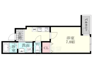 フジパレス柴島Ⅰ番館【1階】の間取り