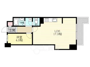 ホワイトハイデンス新大阪【4階】の間取り