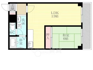 大阪府大阪市淀川区宮原2丁目【マンション】の間取り