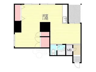 大京ビルマンション新大阪【7階】の間取り