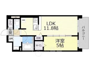 ホープハウス3【5階】の間取り