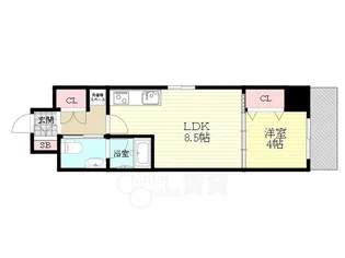La CASA新北野【2階】の間取り