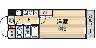 エストリーヴル【7階】の間取り