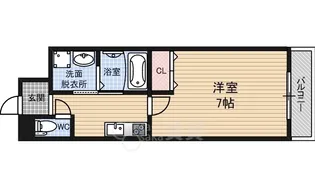 パーラム淡路【4階】の間取り