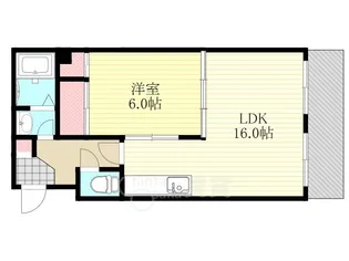 ハイツ・カーム【2階】の間取り