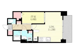 大阪府大阪市淀川区東三国5丁目【マンション】の間取り