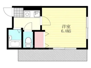 弘和ハイム【4階】の間取り