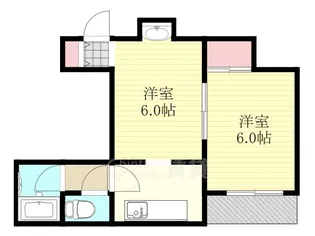 メゾン笹川【4階】の間取り