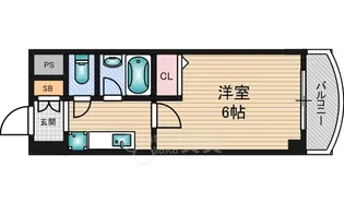 ローズコーポ西中島【4階】の間取り