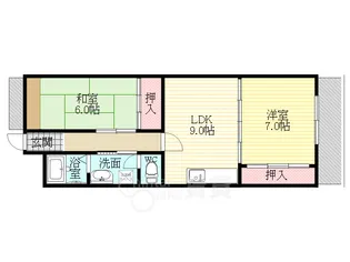 ハマハイツ【2階】の間取り