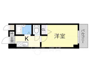 ノルデンハイム淡路【7階】の間取り