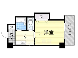 ノルデンハイム柴島【2階】の間取り