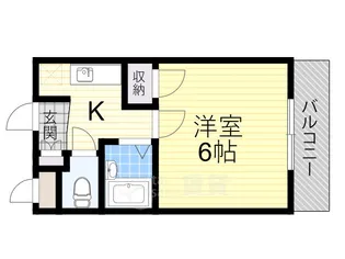 アンジュクレール【4階】の間取り