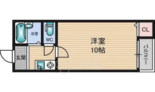 コートヴィエール新大阪【6階】の間取り