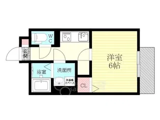 アムール HARMONY1【1階】の間取り
