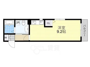 フロントハウスA棟【2階】の間取り
