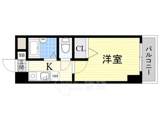 大阪府大阪市東淀川区下新庄3丁目【マンション】の間取り