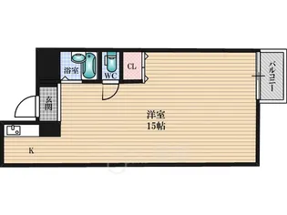 大阪府大阪市淀川区東三国5丁目【マンション】の間取り