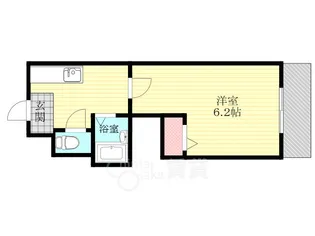 大阪府大阪市淀川区宮原1丁目【マンション】の間取り