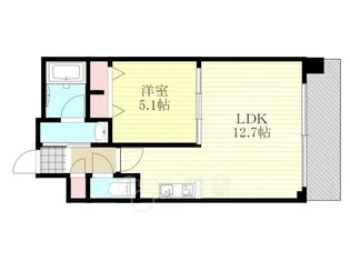 大阪府大阪市淀川区木川東4丁目【マンション】の間取り