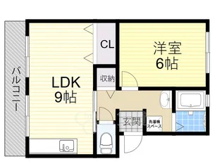 大阪府茨木市南春日丘2丁目【マンション】の間取り