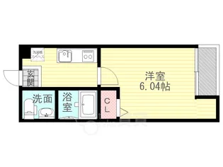 大阪府大阪市淀川区西三国3丁目【マンション】の間取り