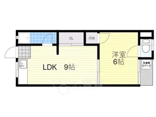 Casa de 鼓が滝【2階】の間取り