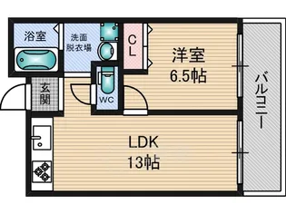 大阪府大阪市東淀川区西淡路3丁目【マンション】の間取り