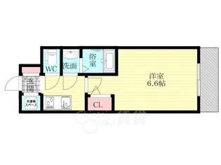 大阪府大阪市東淀川区東中島2丁目【マンション】の間取り